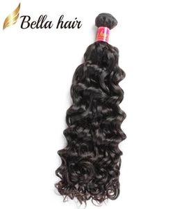 Bellahair Malaysian Water Wabe Extensions Hair Custles Virgin Hair Twies 1030 -дюймовый двойной Weft8748646