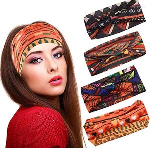 Scarves Ethnic Style Hair Band Portable Foldable Headband Strap Washable Breathable Scarf Retro Vintage Coverchief For Lady