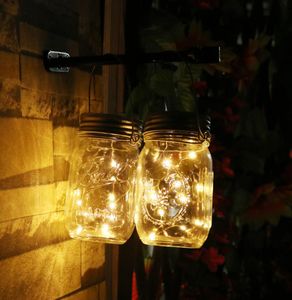 New 3Pcslot Christmas Party Light Solar Panel Mason Jar Lid Insert With Yellow LED Light for Glass Jars Christmas Party Decor7520466