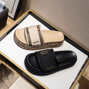 Slippers مصمم نساء صندل G Slides Luxury Platform الكعب الأزياء المطرزة شريحة الصيف Sandal Beach Journow