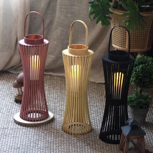 Thotres di candele pavimenti moderni moderni lampada in legno centrotavola per centri di velas decorativo accessori per la casa