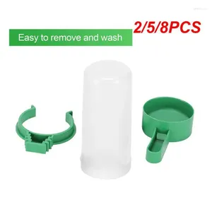 Other Bird Supplies 2/5/8PCS Feeders Waterer Drinker With Clip For Parrot Cages Water Dispenser Bottles Drinking Bowls Pet