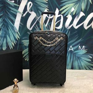 Materiale di alta qualità in pelle Donne da viaggio Travel Suitcase Fashion Designer Duffel Borse Weekend Carry On Bagugh Rolling Trolley Borse Suitcase