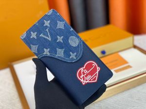 designerka torba torba portfel torebka torebka torebki wieczorne M81021 Brazza Check Folder Damier Graphit Kit