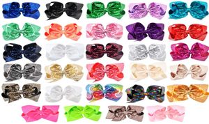 INS CHILDRES SPECINS BOWS HEAR CLIP SHINING GIRLS RAINBOW BOW PRINMESS HAIRPINSクリスマスキッズパーティーバレット8インチ29色8838269