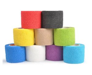 5CMX45M Disponibelt självlim elastiskt bandage för tatueringspenet Tatuering Grip Wrap för kroppsfogar armbågsskydd1789671