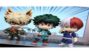 10cm My Hero Academia Anime Figura Midoriya Izuku Bakugou Katsuki Todoroki Shouto GSC q Versão PVC Ação Figura Toys 2107307086216