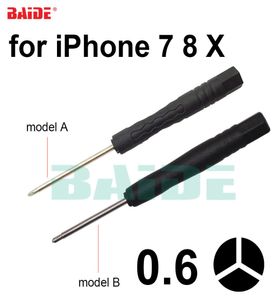 Tri Wing 06Y Screwdriver 06 Y Black Screwdrivers Key Repair Tool for iPhone 7 8 X Plus Screws Opening 1000pcslot2865721