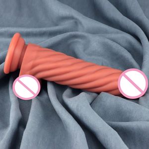 Skóra uczucie realistycznego miękkiego dildo seksowne zabawki ogromne dla kobiety fałszywy penis duży penis z potężnym kubkiem ssącym lesbijki