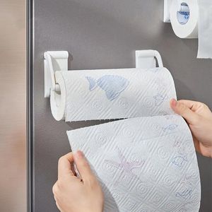 Kök förvaring magnetisk pappershanddukhållare magentisk toalettrulle inget hål stans badrum förlängda rack