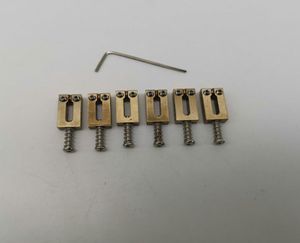 Guitar Bridge Saddle Brass Material Partes de Guitar