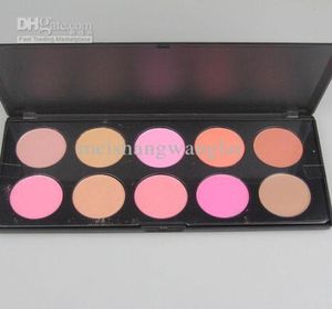 Professional 10 Colors Blusher Makeup Palatte Pressed Powder Blush Blinking And Graceful Powder 1 pcspacket2751716