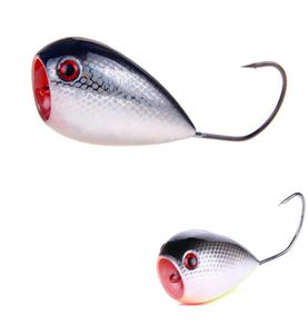 1pcs Hırvat Yumurta Popper Fishing Cazibe Krankbaits 8cm 13G Yüzen sallananlar yapay sert yem tek kancalı ISCA balıkları88809633