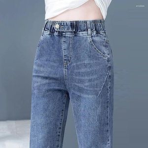 Frauen Jeans plus Samt hohe Taille lässige warme Frauen Winter verdicken lose Denimhose Harajuku Mode Wide Leg Street Hosen