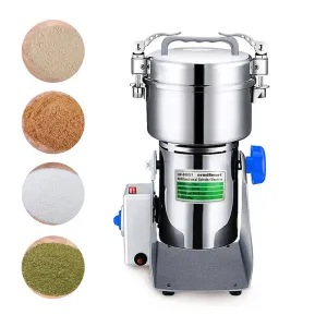 Blender 800g Swing Type Grains Herbal Powder Miller Dry Food Grinder Machine High Speed Intelligent Spices Cereals Crusher