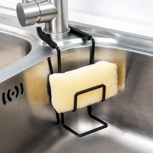 Kitchen Storage Sponges Holder Suction Cup Sink Soap Sponge Drain Rack Wall Sucker Drying Accessories