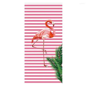 Handtuch Drop Flamingo bedrucktes Strand Mikrofaserbad für Erwachsene reagierte trocknendes toalla Badezimmer