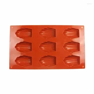 Baking Moulds 9 Even Madeleine Silicone Shell Cake Mold Pan Cookies Biscuit Chocolate Bakeware Tools Kitchen Accessories Dessert