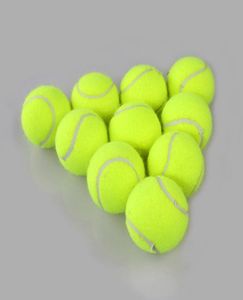 Neues Outdoor -Sporttraining Yellow Tennis Balls Turnier Outdoor Fun Cricket Beach Dog Sport Training Tennisball für 4046714