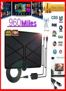 TV Aerial Indoor Amplified Digital HDTV Antenn 960 Miles Range 4K HD 1080p DVBT TV Amplifier HD Digital TV Antenna9740388