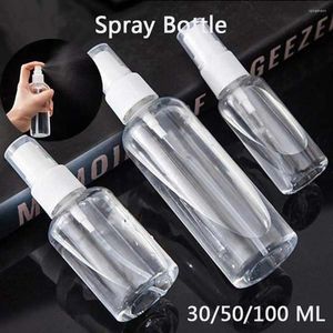 Storage Bottles High Quality Plastic Perfume Bottle Transparent Hair Salon Makeup Spray Refillable Cosmetic Sprayer Atomizer