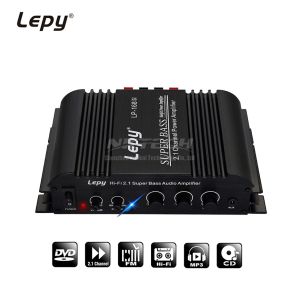 Amplifier LP168S Digital Stereo Power Amplifier Audio 2.1 Channel 2x 40W 68W RMS Output Super Bass HIFI USB Car Player LP168HA Upgrade