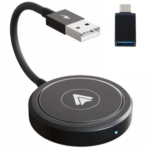 Förvaringspåsar trådlöst Android Auto Adapter USB Dongle 5ghz WiFi Connect Converts Wired till