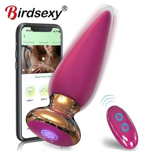 Punte sesso con vibratore anale remoto wireless per uomini donne plug anale massaggio prostata massaggio vagina g spot dildo vibratore ano tappo 240402