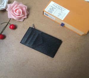 クラシックメンズビジネスIDクレジットカードホルダーパックキャッシュデザイン本物のレザーバンクカードケース薄いミニカードウォレット女性コインポック7797719