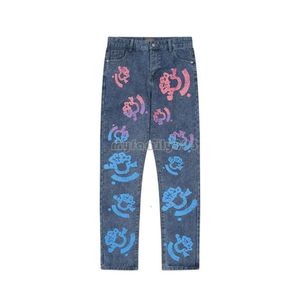 Nuovo designer denim teers teers con cappuccio jeans giacca jeans set di felpe y2k da pista stampata pantaloni da teaes pantaloni in denim pantaloncini viola jeans hauku hip hop women coppia 44