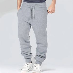 Herren Joggingpants Street Bottoms Winter Fitness Fitnessstudio -Training Running Track Hosen Training Atmungsfreie weiche männliche Ladung Pant 240412