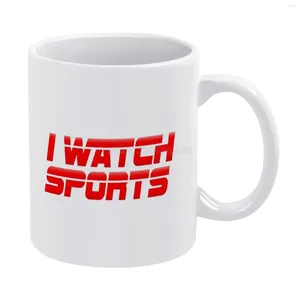 Taglie che guardo Sports White Mug