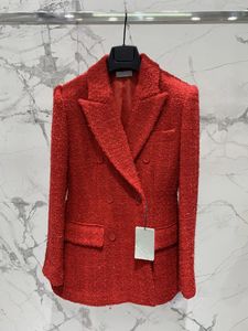 Kurtki damskie 2024 CZYNIKA KOLEKA W TALIZA Pół pościeli Lined Blazer Spring Summer No.33