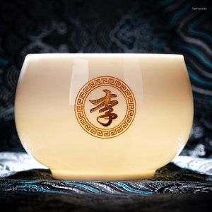 Tazze da tè glassa colorato tazza master in porcellana in porcellana cinese kungfu tacpe da tè set personalizzazione