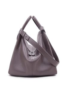 Kvällspåsar Luxury Leather Ladies Handväskor 100 axel Stora kapacitetskontor Pendlare Crossbody8194942