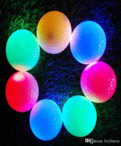 htzyh Whole 2Pcs Night Tracker Flashing Light Glow Golf Balls LED Electronic Golfing New Arrival16099224117435