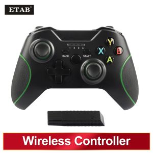 GamePads Controller di gioco cablato wireless per Xbox One PC 2.4G Doppia vibrazione GamePad Joystick per PC Computer Game Manage senza ritardo