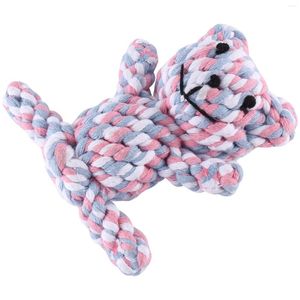 Abbigliamento per cani masticare il giocattolo da giocattolo orso duro cucciolo cucciolo pet tilg war play cotton corda