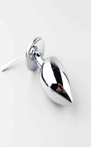 Love Metal Anal Plug con filo di gioielli Accessori per giocattoli per sesso elettrico fai -da -te fai -da -te 6770948