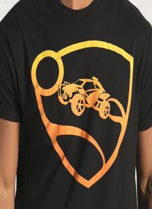 Runde Kragen Kurzarm T -Shirts Rocket League Men039s Orange Pro Glow Rabatt Ganzes T -Shirt6034084