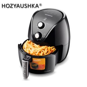 Fryers Air Fryer gospodarstwa domowego frytkownicy elektrycznej oleju z dużą pojemnością, automatyczną maszyną do frytek, inteligentnego piekarnika