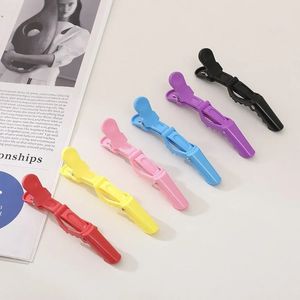 5/6Pcs/Lot Hair Clips for hair 11CM Hairdressing Clamps Claw Section Plastic Alligator Grip Barbers Accessories