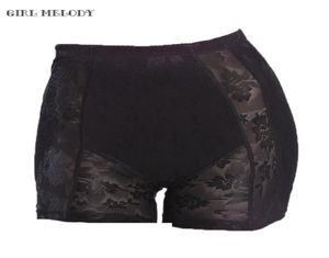 Almofadas falsas de roupas íntimas sexy mulheres calcinha de lingerie hipster e calcinha acolchoada com melhoramento de quadril com forma de renda Bottom8984391