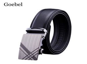 Goebel Man PU Leather Belts Fashion Alloy Automatic Buckle Business Male Belts Solid Color Practical Men Black Belts63760385903917