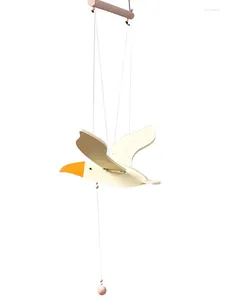 Dekorative Figuren Einfache Hausmöhe Hanging Anhänger B Dekorationen Nordic Flying Bird Balance Wind Chimes Geschenk