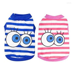 Dog Apparel Cute Big Eye Pet Clothes Summer Cotton Puppy Shirts T Shirt Cat Vests Costume Clothing For Small Pets Chihuahua