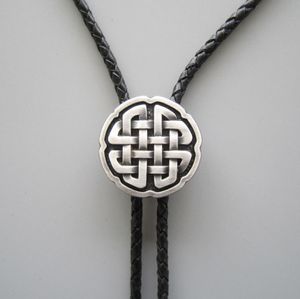 Оригинальный антикварный серебряный кельтский узел Celtic Celtic Bolo Gueldcelace Bolotie-070SL Бесплатная доставка совершенно новая в Stock808914