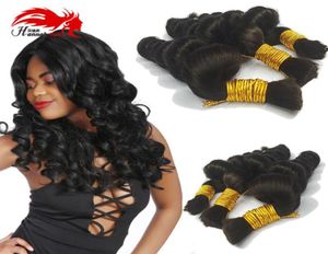 16quot26quot Virgin Peruvian Human Hair Loose Curly Bulk Hair For Braiding Unprocessed Human Hair Bulk Extensions Pure Color 4916142