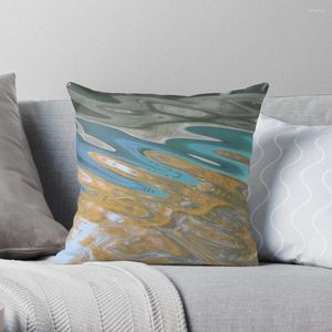 Kudde reflektioner turkos senap gult blå kast lyx vardagsrum dekorativa s omslag för soffa