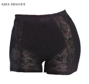 Almofadas falsas de roupas íntimas sexy mulheres calcinha de lingerie hipster e calcinha acolchoada com melhoramento de quadril com forma de renda Bottom5062013